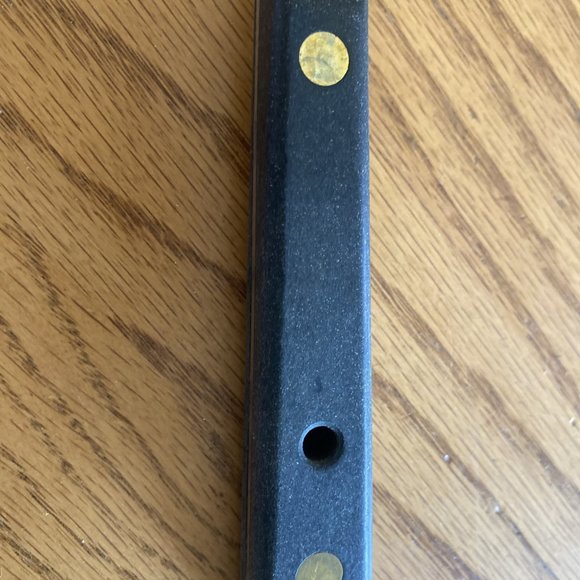 Vintage Robeson Slotted Spatula Sure Edge Full Tang Black Handle - Picture 4 of 11